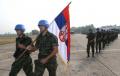 Serbian peace keepers leave for Cyprus